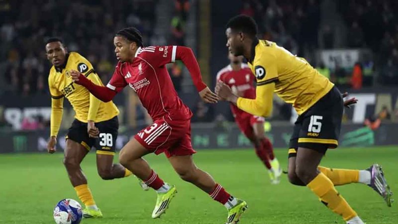 ليفربول يجتاز وولفرهامبتون ويبلغ ربع نهائي كأس الاتحاد