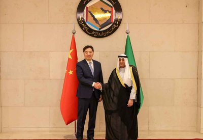 الأمين العام لمجلس التعاون يستقبل المبعوث الخاص للحكومة الصينية لشؤون الشرق الأوسط