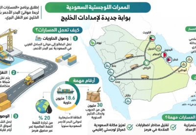 السعودية تفتح ممرات لوجستية عبر البحر الأحمر لتعزيز أمن الإمدادات الخليجية