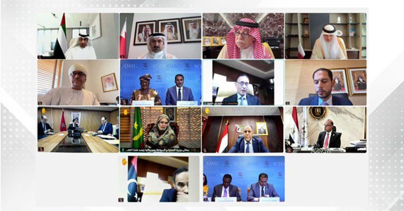 وزير الصناعة يشارك في الاجتماع التحضيري للمجموعة العربية للمؤتمر الوزاري لمنظمة التجارة العالمية