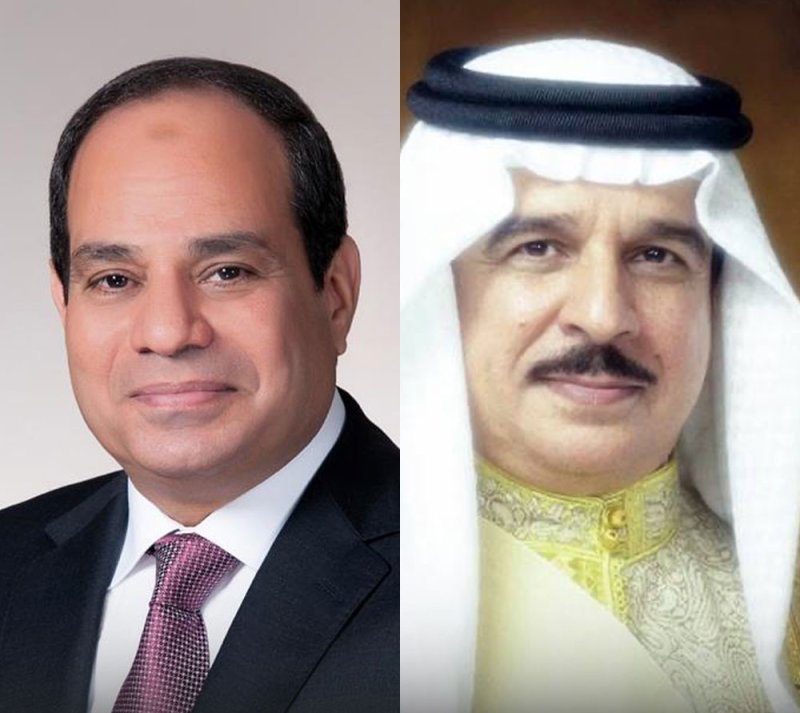 جلالة الملك المعظم يتلقى اتصالًا هاتفيًا من فخامة الرئيس المصري