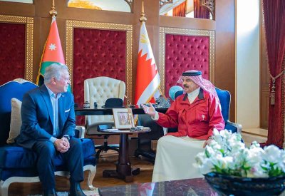 الملك المعظم يبحث مع العاهل الأردني الاعتداءات الإيرانية السافرة والمستمرة التي تستهدف دول المنطقة