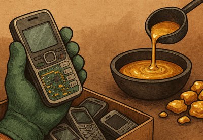 ذهبك في الهاتف.. تقنية حديثة تستخرج المعدن الثمين من أجهزتك القديمة