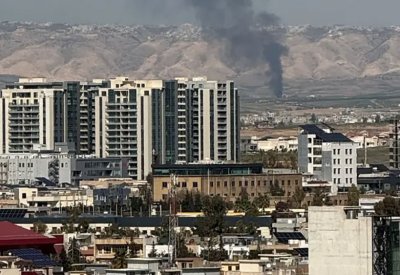 4 انفجارات تدوي في أربيل شمالي العراق.. والدخان يتصاعد