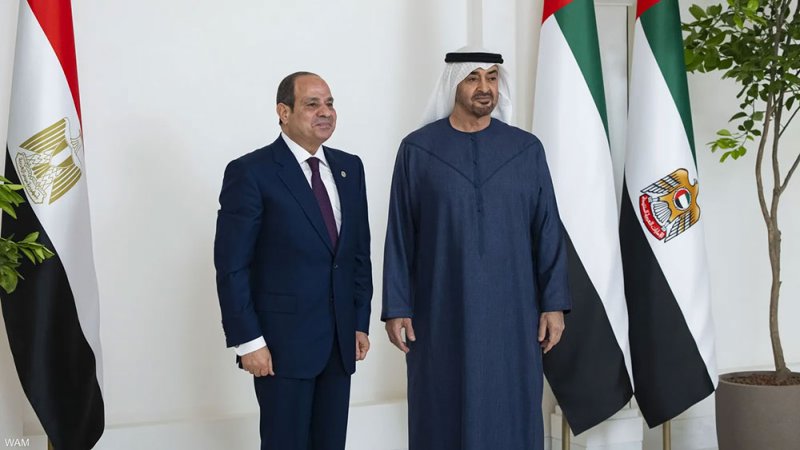 الشيخ محمد بن زايد والسيسي يبحثان التطورات الإقليمية