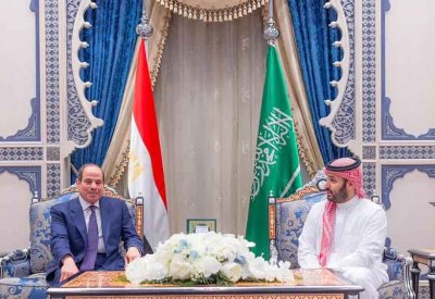 ولي العهد السعودي والرئيس المصري يبحثان التطورات الإقليمية