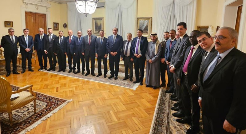 سفير مملكة البحرين لدى روسيا الاتحادية يحضر لقاء الأمين العام المساعد لجامعة الدول العربية مع السفراء العرب المعتمدين في موسكو