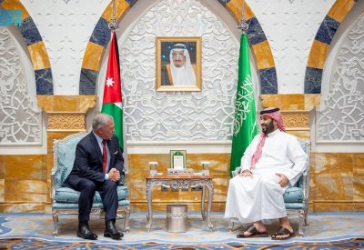 سمو ولي العهد السعودي يلتقي جلالة ملك المملكة الأردنية الهاشمية ويبحثان مستجدات الأوضاع الإقليمية