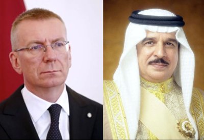 جلالة الملك المعظم يتلقى اتصالًا هاتفيًا من رئيس جمهورية لاتفيا