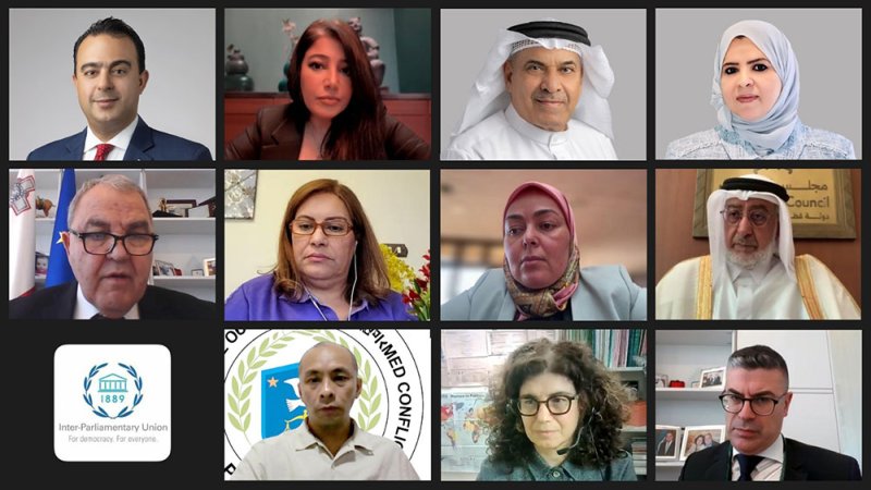 "الشعبة البرلمانية" تشارك في ندوة افتراضية للاتحاد البرلماني الدولي حول مواءمة مكافحة الإرهاب مع القانون الدولي الإنساني