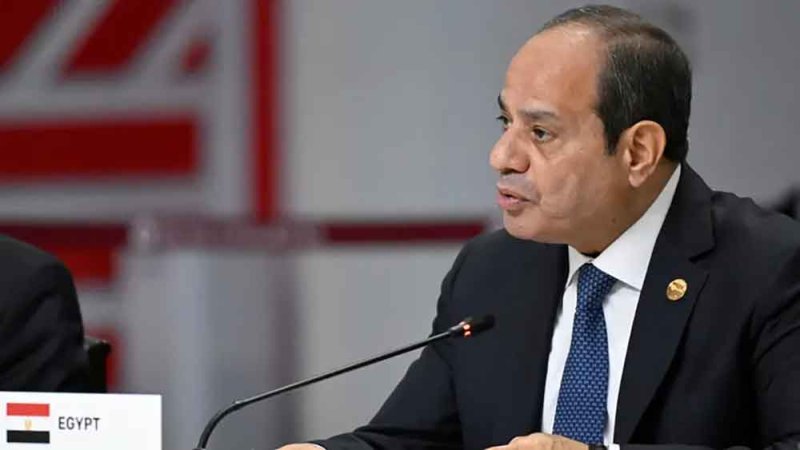السيسي لبوتين: روسيا قادرة على التأثير لوقف حرب إيران