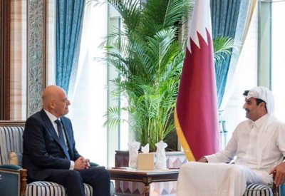 لقاء قطري يوناني لمناقشة تعزيز التعاون العسكري وخفض التصعيد في المنطقة