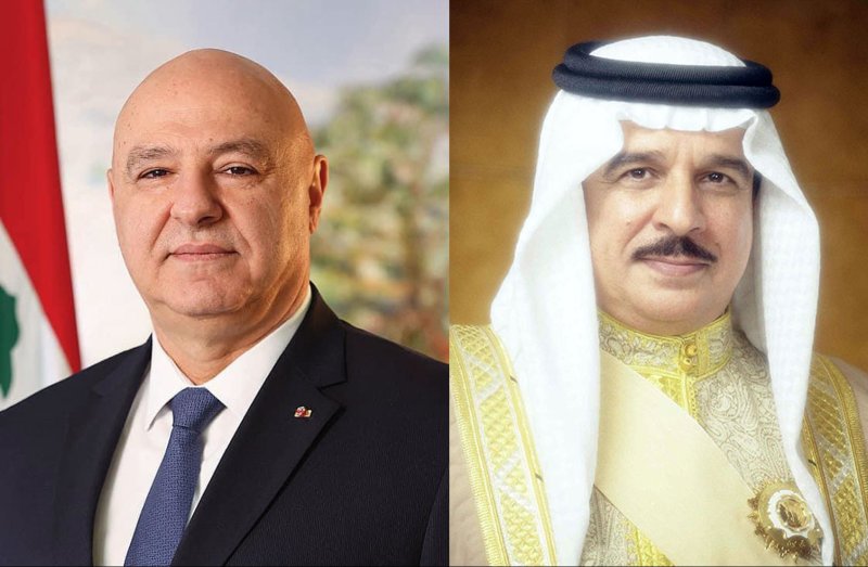 جلالة الملك المعظم يتلقى اتصالًا هاتفيًا من رئيس الجمهورية اللبنانية