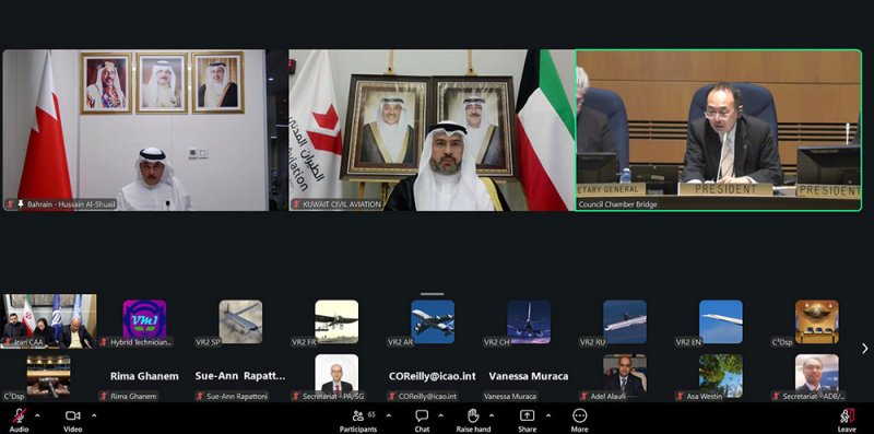 مملكة البحرين تشارك في اجتماع مجلس منظمة الطيران المدني الدولي (الإيكاو)