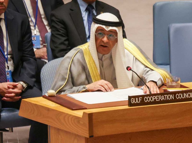 البديوي يدعو مجلس الأمن إلى اتخاذ الإجراءات الكفيلة من أجل الوقف الفوري للاعتداءات الإيرانية الغادرة
