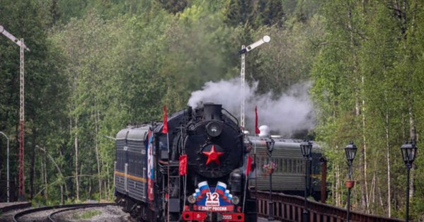 22 جريحاً إثر خروج قطار عن مساره في روسيا 