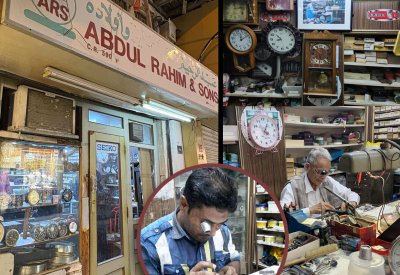 من قلب سوق المنامة.. حيث يعاد ضبط نبض الساعات المتوقفة