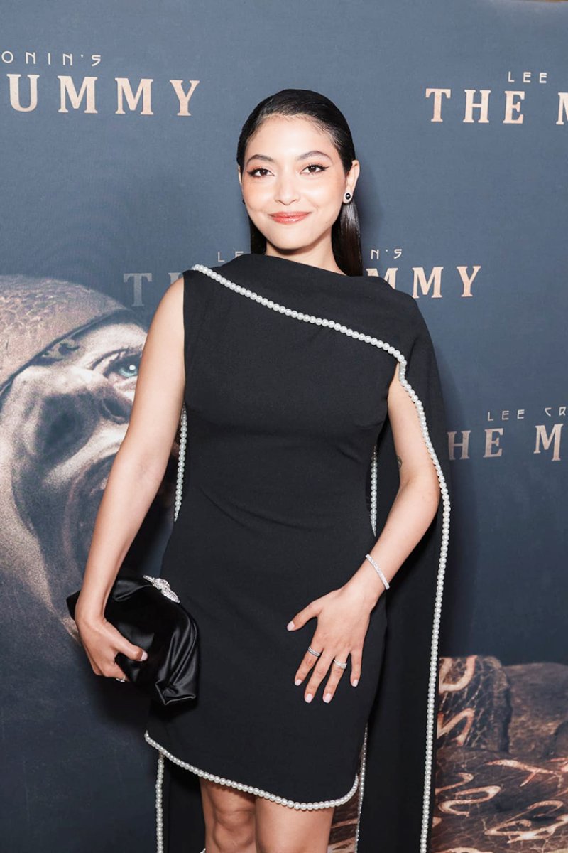 مي الغيطي في العرض الخاص لـ Lee Cronin's The Mummy بكاليفورنيا