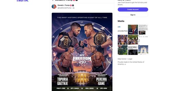 ترامب يحتفل بعيد ميلاده الـ80 بنزال للفنون القتالية 