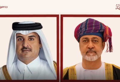 عُمان: السلطان هيثم والشيخ تميم يؤكدان ضرورة إنهاء الصراع في المنطقة بطرق دبلوماسية