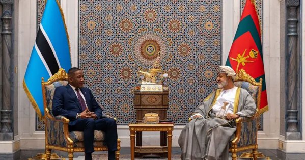 بوتسوانا توقع اتفاقيات مع عُمان في مجال الطاقة واستكشاف المعادن