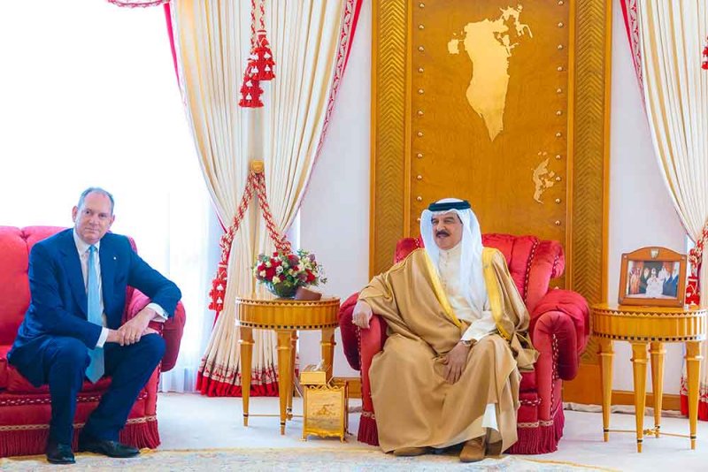 جلالة الملك المعظم يستقبل سفير الجمهورية الإيطالية لدى المملكة