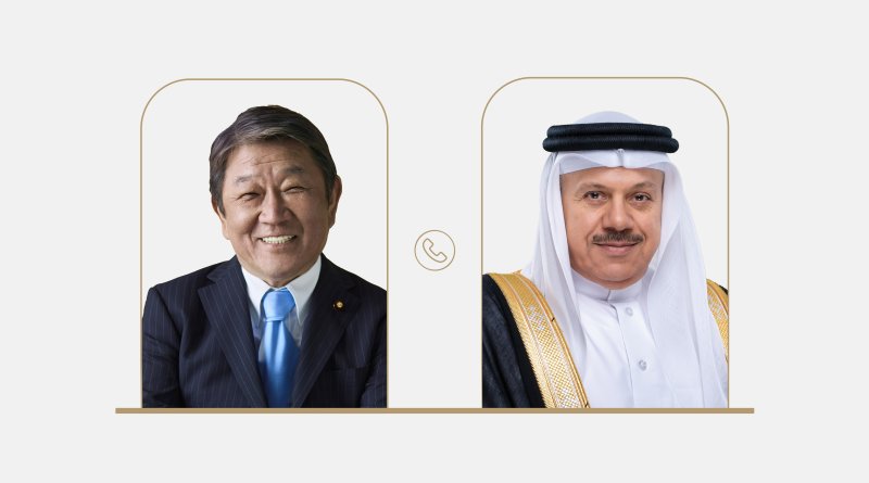 وزير الخارجية يتلقى اتصالًا هاتفيًا من وزير خارجية اليابان