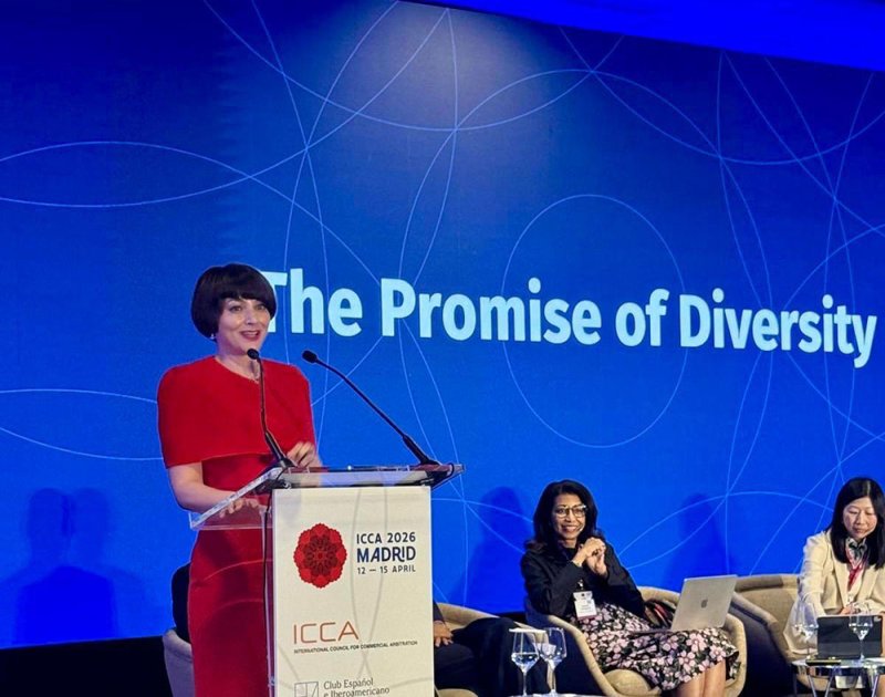 الأمين العام لمجلس البحرين لتسوية المنازعات الدولية تشارك كمتحدثة في مؤتمر المجلس الدولي للتحكيم التجاري في مدريد