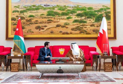 سمو ولي العهد رئيس الوزراء يستقبل سمو ولي العهد الأردني
