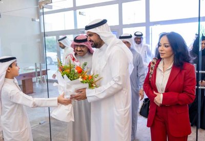 سمو الشيخ عيسى بن علي يشهد حفل اختتام بطولة خالد بن حمد لكرة السلة للمدارس