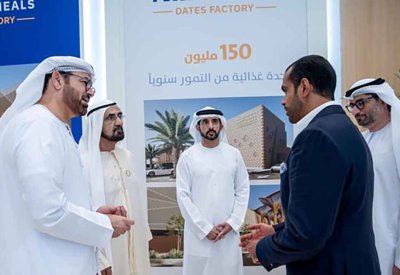 الإمارات تؤسس أكبر مصنع وقفي للتمور في العالم بطاقة 150 مليون وحدة غذائية سنوياً
