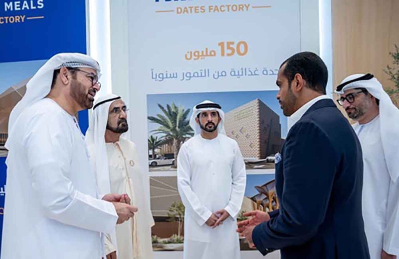 الإمارات تؤسس أكبر مصنع وقفي للتمور في العالم بطاقة 150 مليون وحدة غذائية سنوياً