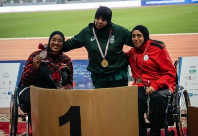 الجبوري تحصد برونزية دفع الجلة في الرباط