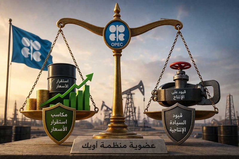 عضوية منظمة أوبك: مكاسب استقرار الأسعار مقابل قيود السيادة الإنتاجية
