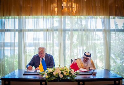 وزير الخارجية يجتمع مع وزير خارجية أوكرانيا
