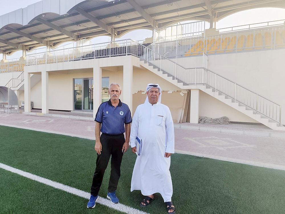 محرر الصفحة لدى زيارته نادي اتحاد الريف
