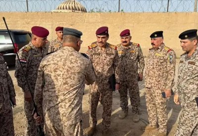 جديد القاعدة المريبة في صحراء النجف.. تحرك أمني عراقي