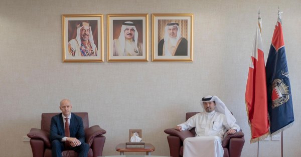 رئيس الجمارك يستقبل مدير عام شركة أس جي أس جلف ليمتد لمنطقة الشرق الأوسط
