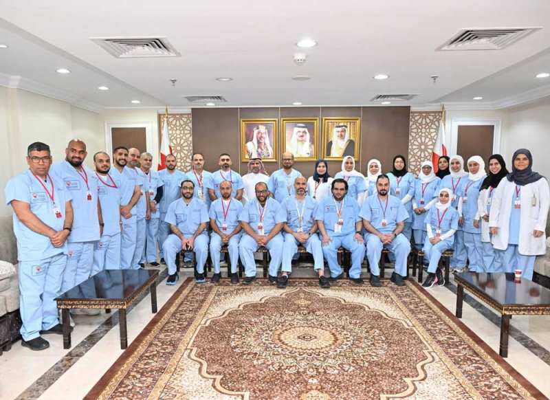 اللجنة الطبية ببعثة مملكة البحرين للحج تفتتح العيادة الطبية في مكة المكرمة لخدمة الحجاج