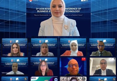 كلية البحرين الجامعية تختتم مؤتمرها الدولي الثالث "ما بعد الاستدامة: استراتيجيات أعمال ذكية من أجل مستقبل أكثر مرونة" بمشاركة بحثية دولية واسعة