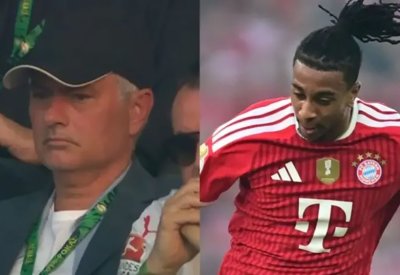 ليس أوليسي.. الكشف عن سبب تواجد مورينيو في مباراة بايرن