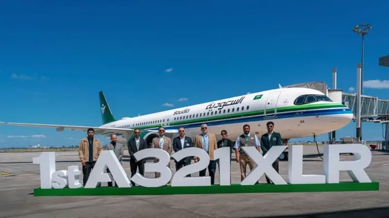 الخطوط السعودية تتسلم أول طائرة إيرباص "A321XLR" على مستوى الشرق الأوسط