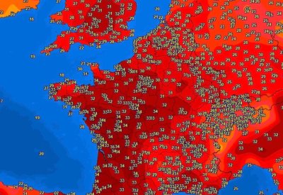 موجة حر قياسية تضرب أوروبا وترفع درجات الحرارة إلى مستويات غير مسبوقة