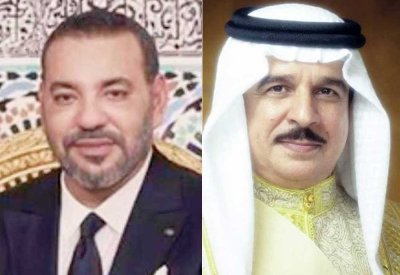 جلالة الملك المعظم يتبادل التهاني مع جلالة ملك المملكة المغربية