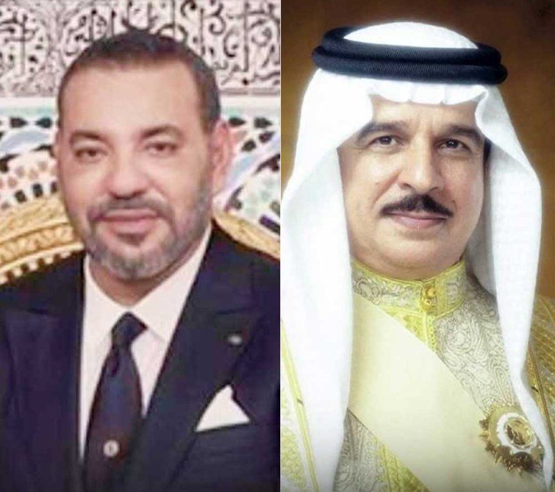 جلالة الملك المعظم يتبادل التهاني مع جلالة ملك المملكة المغربية