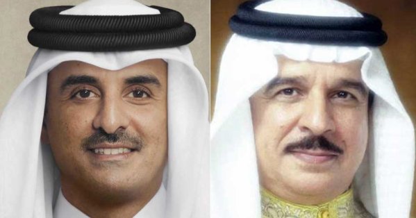 جلالة الملك المعظم يعزي سمو أمير دولة قطر في وفاة عبدالله بن حمد العطية