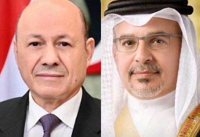 سمو ولي العهد رئيس الوزراء يعزي رئيس مجلس القيادة الرئاسي بالجمهورية اليمنية في وفاة الرئيس السابق