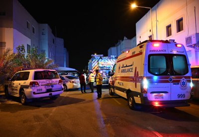 الدفاع المدني ينقذ 5 أطفال من حريق منزل في منطقة عالي