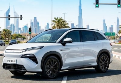 BYD ATTO 8  عائلية بمدى يتجاوز 1000 كم وتقنيات متقدمة