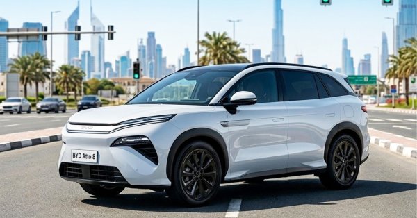 BYD ATTO 8  عائلية بمدى يتجاوز 1000 كم وتقنيات متقدمة
